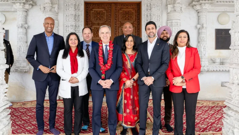 கனடாவில் “ராம நவமி” : பிரதமர் மார்க் கார்னி கோயிலுக்கு சென்று வாழ்த்து தெரிவித்தார்.