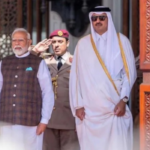 பிரதமர் மோடி ஷேக் தமீம் பின் ஹமத் அல் தானியுடன் பேச்சு.