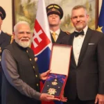 ஸ்லோவாக்கியா தனது உயரிய அரசு விருதை பிரதமர் மோடிக்கு வழங்கியது
