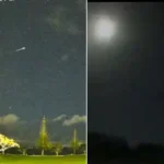 நியூசிலாந்துக்கு மேலே விண்வெளிப் பாறை!