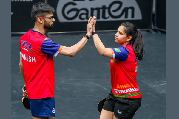 WTT கிராண்ட் ஸ்மாஷ் டேபிள் டென்னிஸில் மனுஷ் ஷா-தியா சிடாலே ஜோடி வரலாறு படைத்தது!